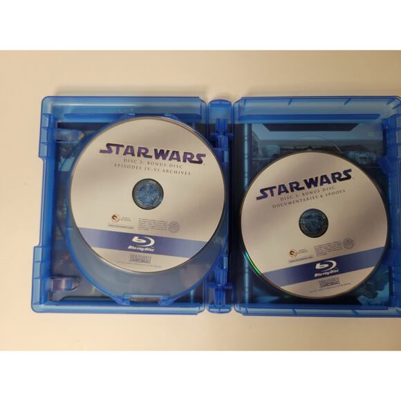Star Wars:‎ The Complete Saga I-VI (Episodes 1-6) Blu-ray 9-Disc Set - Picture 6 of 7